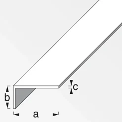 Winkel 20 x 10 x 1,5 cm 2m silber^MyTool