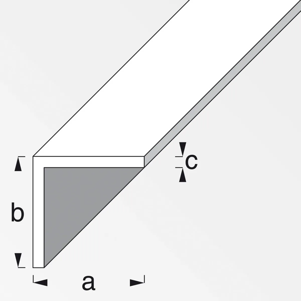 Winkel 30 x 30 x 2,0 mm 1m silber-eloxiert^MyTool Sale