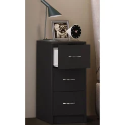 Nachttisch Boxal Maxi grau/weiß*VCM Clearance