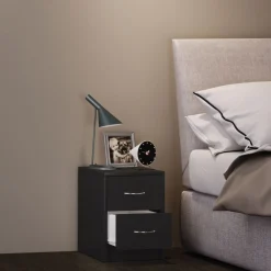 VCM Nachttisch Boxal Mini weiß