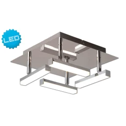 Naeve LED DL Turin Metall/KS chromeLxBxH: 25x25x11cm dimmbar^näve Clearance