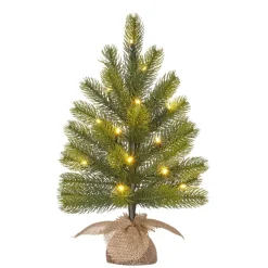 Nagoya Weihnachtsbaum grün LED 45x25 cm batteriebetrieben