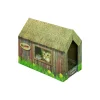 Katzenhaus aus Karton 49 x 26 x 36 cm^Nobby Hot