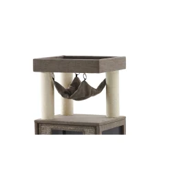 Nobby Kratzbaum Kasil 100 x 50 x 203 cm braun-Leinenoptik