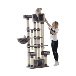 Nobby Kratzbaum Kyla 80 x 50 x 209 cm cappuccino