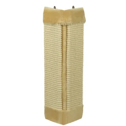 Kratzecke mit Plüsch beige 49 x 22 cm^Nobby Hot