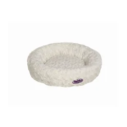 Nobby Softplüsch-Bett Donut ARUSHA weiß Durchmesser 45 cm
