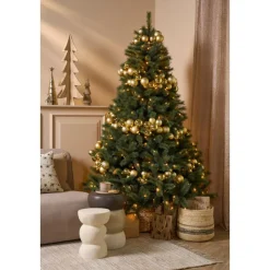 Norwood Weihnachtsbaum grün warm weiß LED 155x97 cm mit Timer & Dimmer* Discount