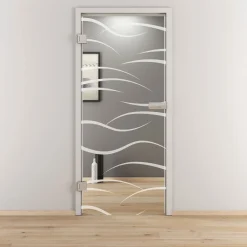 Novadoors Glasdrehtür NOVA 540 klar 83,4 x 197,2 cm Links