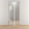Novadoors Glasdrehtür NOVA 548 mattiert 83,4 x 197,2 cm Links