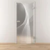 Novadoors Glasdrehtür NOVA 634 mattiert 70,9 x 197,2 cm Rechts