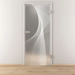 Novadoors Glasdrehtür NOVA 634 mattiert 70,9 x 197,2 cm Rechts