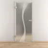 Novadoors Glasdrehtür NOVA 583 mattiert 70,9 x 197,2 cm Links