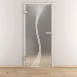 Novadoors Glasdrehtür NOVA 583 mattiert 70,9 x 197,2 cm Links