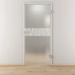 Glasdrehtür NOVA 546 mattiert 83,4 x 197,2 cm Rechts*Novadoors Discount