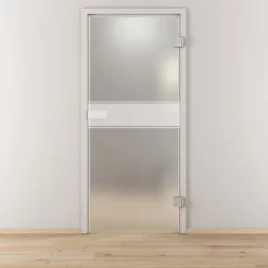 Novadoors Glasdrehtür NOVA 593 mattiert 95,9 x 197,2 cm Rechts