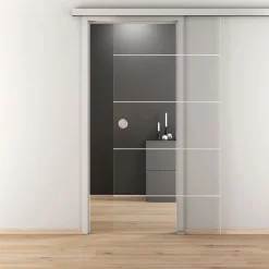 Glasschiebetür NOVA 582 ESG klar 93,5 x 205,8 x 8 cm^Novadoors Best