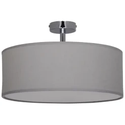 näve Deckenleuchte New York grau Textil