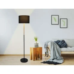 Stehleuchte Tessile schwarz 36 cm Textil^näve Discount