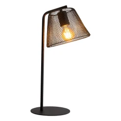 näve Tischleuchte Korie schwarz Metall