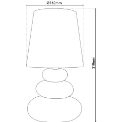 Tischleuchte Stoney mint Keramik^näve Online