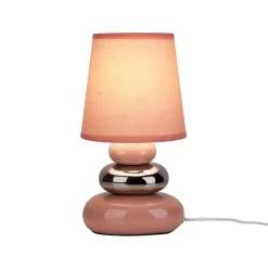 Tischleuchte Stoney rosa Keramik^näve Best