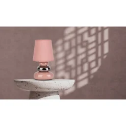 Tischleuchte Stoney rosa Keramik^näve Best