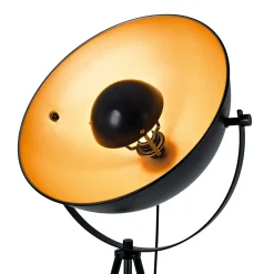 näve Dreibein-Stehleuchte Bernice schwarz