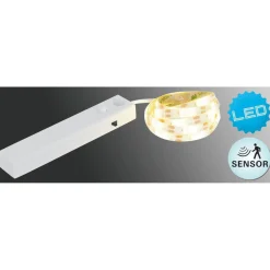 LED-Streifen mit Sensor 1m neutralweiss batteriebetrieben*näve