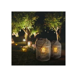 Solarlaterne Korbinian 27 x 38 cm braun^näve Hot