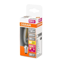 LED-Leuchtmittel E14 warmweiß 40W dimmbar Klicksystem^Osram New