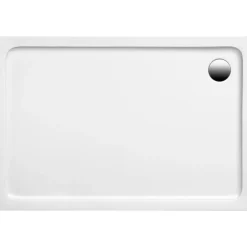 Acryl-Duschbecken 120 x 90 x 3 cm weiß^Ottofond Discount