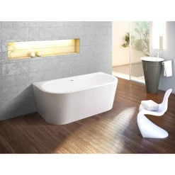 Badewanne Modena XS 165 x 75 cm weiß*Ottofond Hot