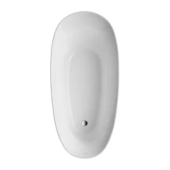 Freistehende Badewanne Aviva 180 x 85 cm bordeaux/weiß^Ottofond Outlet