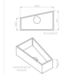 Ottofond Wannenträger zu Galia I Modell B 170