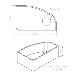 Ottofond Wannenträger zu Loredana Modell A