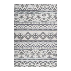 Outdoor-Teppich „Yoga 500“, anthrazit/elfenbein