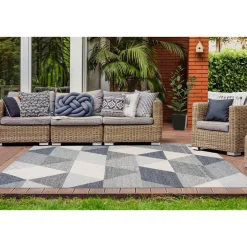 Outdoor-Teppich „Yoga 400“, grau/creme^ Hot