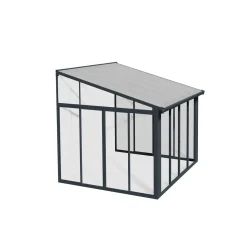 Palram Canopia SanRemo Alu Wintergarten Polycarbonat 3x3 m grau