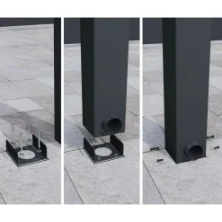 Palram Canopia Stockholm Premium Alu Terassenüberdachung Polycarbonat 3,4x5,9 m klar