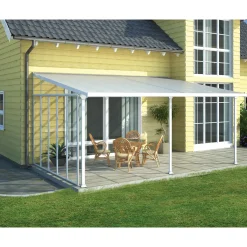 Terassenüberdachung 4er Serie Pergola-Seitenwand weiß^Palram Canopia Discount