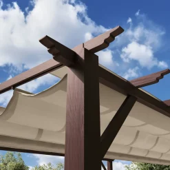 Outdoor Pergola Florida 1116 350x505x236cm Dunkelbraun^Paragon Outdoor New