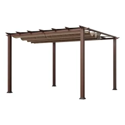 Outdoor Pergola Florida 1111 350x350x235cm Dunkelbraun*Paragon Outdoor Best