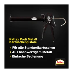Pattex Kartuschenpistole Profi Metall schwarz