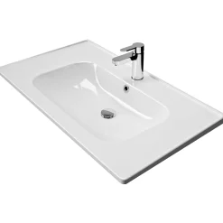 Keramikwaschtisch Trentino rechteckig 79 x 2,5 x 51,4 cm*Pelipal