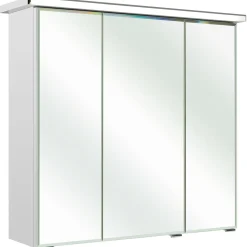 Pelipal LED-Spiegelschrank Trentino weiß gänzend 75 x 72 x 20 cm