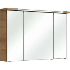 Pelipal Spiegelschrank Trentino Eiche inkl LED-Aufbauleuchte