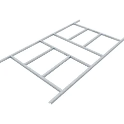 Bodenfundament „Dresden/Düsseldorf/Köln II“ 291x162cm, silber^Pergart Best