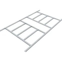 Bodenfundament „Lübeck 86“, 224x181cm, silber^Pergart Hot