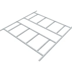 Bodenfundament „Lübeck 89“, 224x181cm, silber^Pergart Online